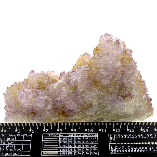 Kaktus oder Spirituosenquarz mit Amethyst