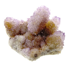 Kaktus oder Spirituosenquarz mit Amethyst