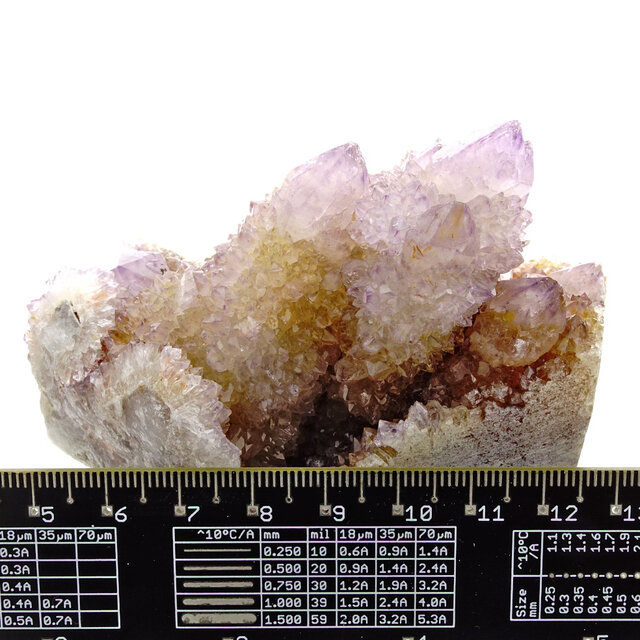 Kaktus oder Spirituosenquarz mit Amethyst