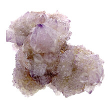 Kaktus oder Spirituosenquarz mit Amethyst