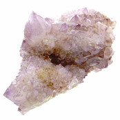 Kaktus oder Spirituosenquarz mit Amethyst