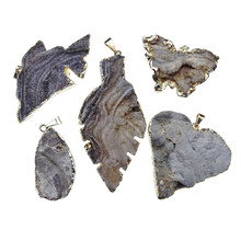 5 silver-plated chalceony pendants from Uruguay