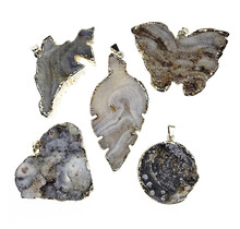 5 silver-plated chalceony pendants from Uruguay