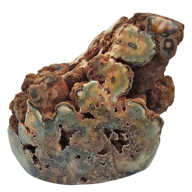 Beautiful cluster of 2 kg chalcedony from Uruguay