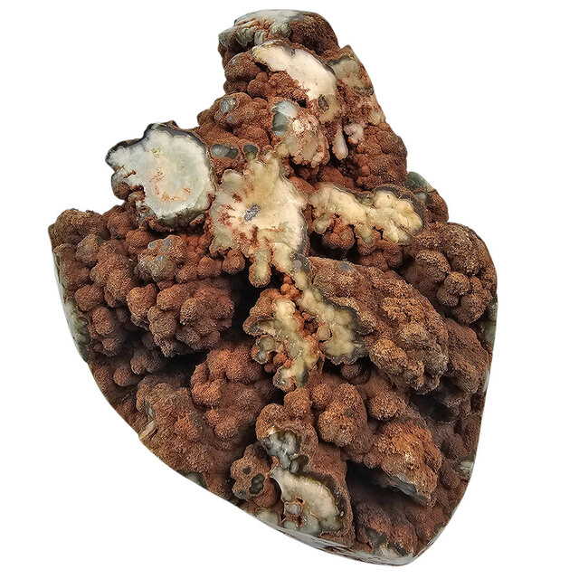 Beautiful cluster of 2 kg chalcedony from Uruguay