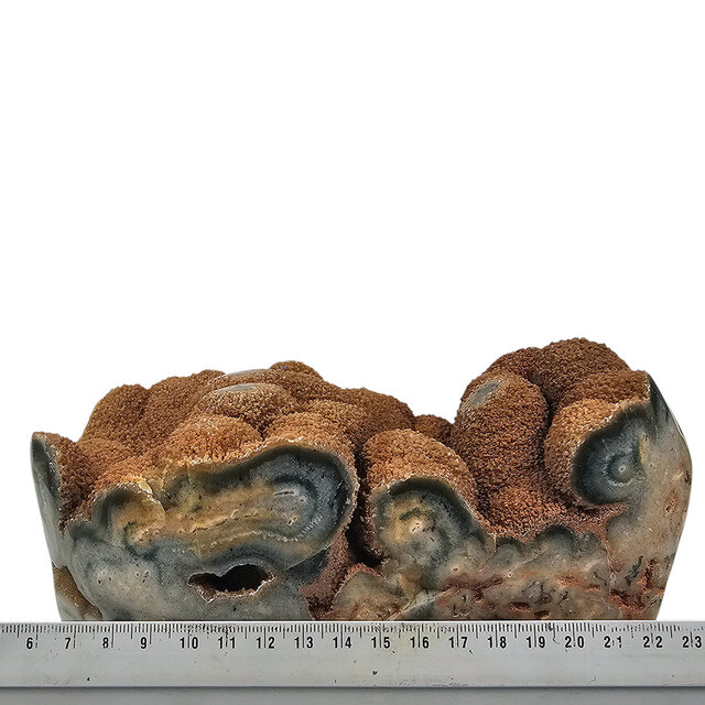 Beautiful cluster of 2,7 kg chalcedony from Uruguay