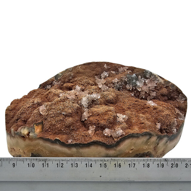 Wunderschöner Chalcedon-Cluster von 2 kg aus Uruguay