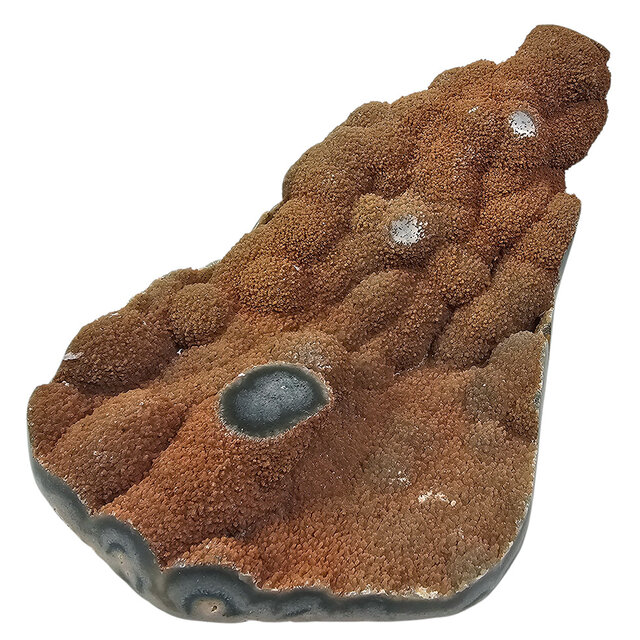 Mooi cluster van 2,9 kg chalcedoon uit Uruguay