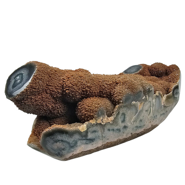 Beautiful cluster of 2,9 kg chalcedony from Uruguay