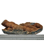 Mooi cluster van 2,9 kg chalcedoon uit Uruguay