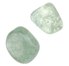 Getrommelter blauer Topas