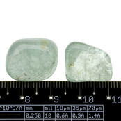 Getrommelter blauer Topas