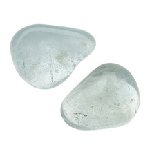 Getrommelter blauer Topas