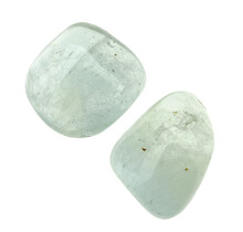 Getrommelter blauer Topas