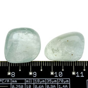 Blue topaz tumbled