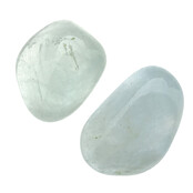 Getrommelter blauer Topas