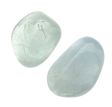 Blauwe topaas getrommeld