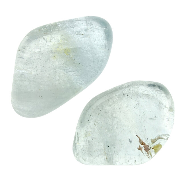 Getrommelter blauer Topas