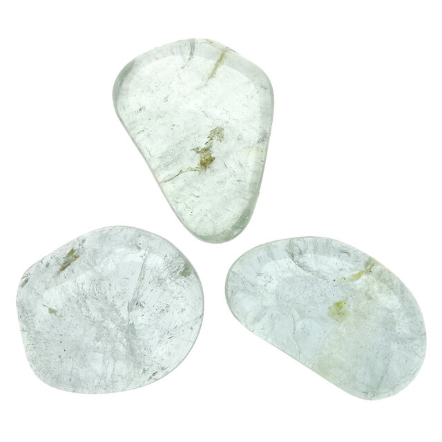 Getrommelter blauer Topas