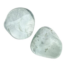 Blauwe topaas getrommeld