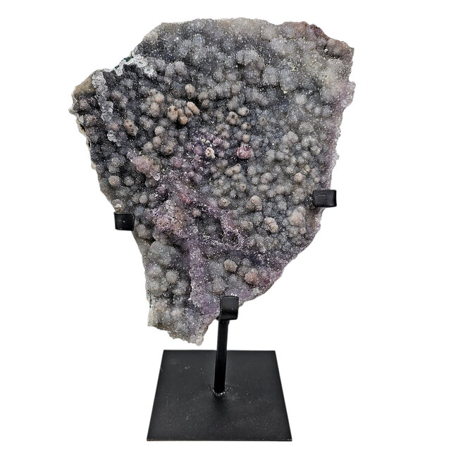 Amethystrose, Chalcedon und Amethyst aus Uruguay 28 cm hoog