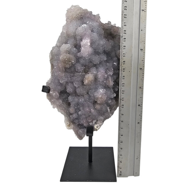 Amethystrose, Chalcedon und Amethyst aus Uruguay 25 cm hoog