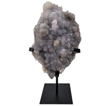 Amethyst rose, chalcedony and amethyst from Uruguay 25 cm hoog