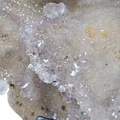 Amethistroos, chalcedoon en amethist uit Uruguay 32 cm hoog