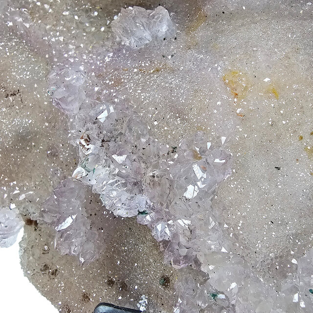 Amethyst rose, chalcedony and amethyst from Uruguay 32 cm hoog