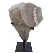Amethistroos, chalcedoon en amethist uit Uruguay 30 cm hoog