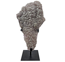 Amethyst rose, chalcedony and amethyst from Uruguay 32 cm hoog