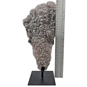 Amethystrose, Chalcedon und Amethyst aus Uruguay 32 cm hoog