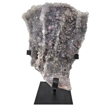 Amethyst rose, chalcedony and amethyst from Uruguay 26 cm hoog