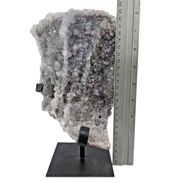 Amethyst rose, chalcedony and amethyst from Uruguay 26 cm hoog