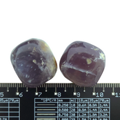 Beautiful purple tumbled stones from Indonesia