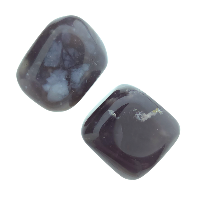 Beautiful purple tumbled stones from Indonesia