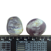 Beautiful purple tumbled stones from Indonesia