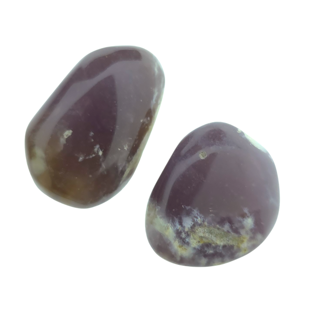 Beautiful purple tumbled stones from Indonesia