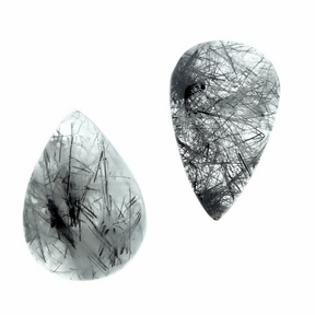 Tourmaline quartz 2 pieces
