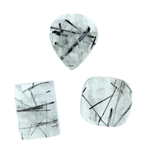Tourmaline quartz 3 pieces