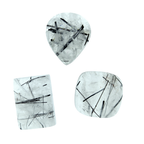 Tourmaline quartz 3 pieces