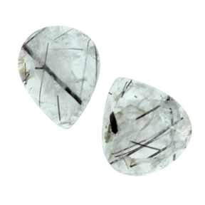 Tourmaline quartz 2 pieces