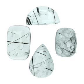 Tourmaline quartz 4 pieces