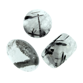 Tourmaline quartz 3 pieces