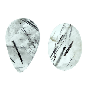 Tourmaline quartz 2 pieces