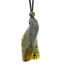 Beautiful pierced Baltic amber pendant with cord