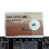 Stenen afkomstig van Mars, via een meteoriet op Aarde gekomen