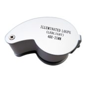 Opvouwbare loep 40x 25 mm met ledverlichting