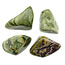 Rhyolith ist ein magmatisches Gestein, das mit Obsidian verwandt ist.