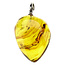 Baltic amber pendant with enclosed insect